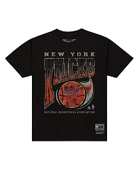 Mitchell & Ness Men's Black New York Knicks Ball Out T-Shirt