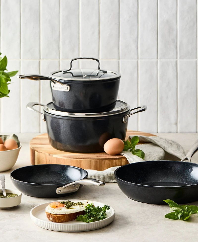 Cuisine::pro Green Stone Aluminum Stockpot with lid 6-Piece Cookware set