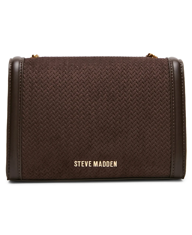 Steve Madden Larisaw Rivet Logo Mini Crossbody Handbag