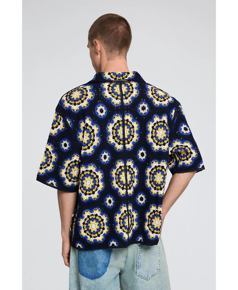 Desigual Men's Crochet shirt