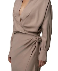 Jluxlabel Women's Skyline Wrap Midi Dress