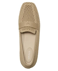 Vivaia Women's Silvie Square-Toe Icon Loafers