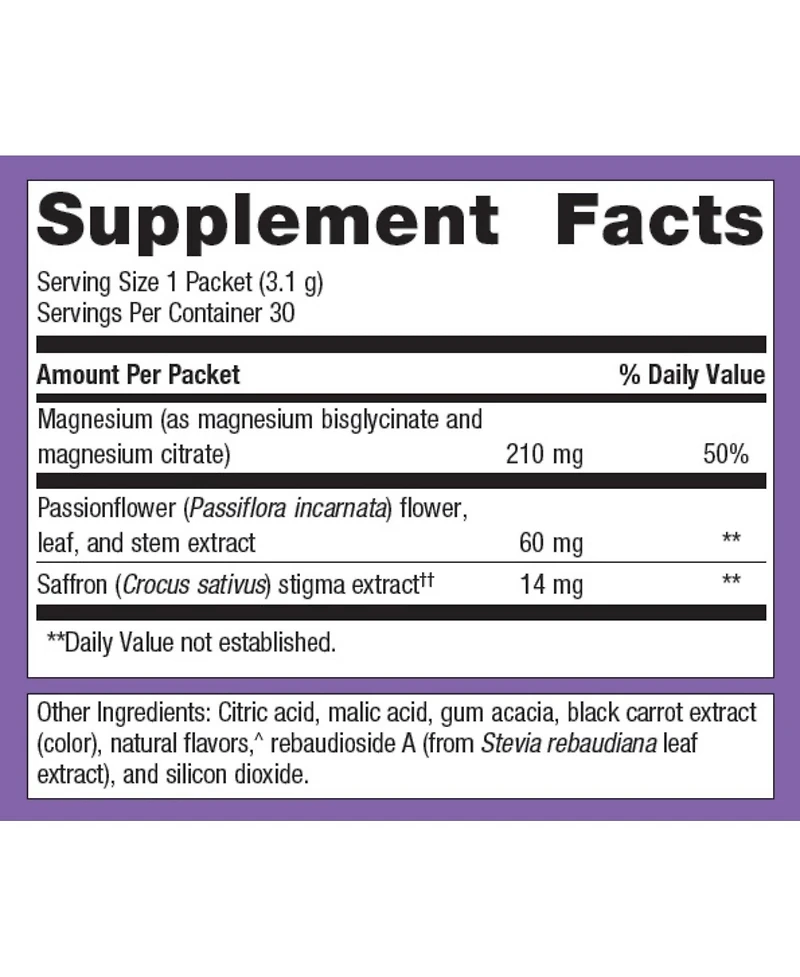 Metagenics MagActive Magnesium Night Powder, 30 packets
