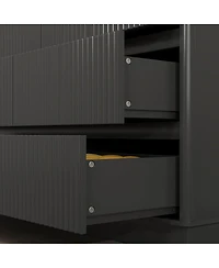 Streamdale Furniture 9-Drawer Modern Wood Dresser and Storage Cabinet