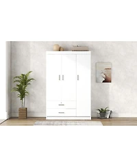 Streamdale Furniture 3-Door Wardrobe with 2 Drawers