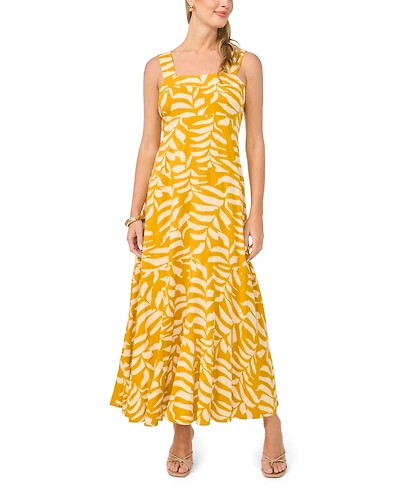 Vince Camuto Women's Square Neck Sleeveless Maxi Dress