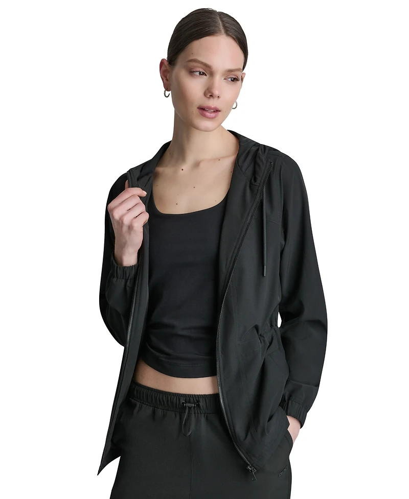 Dkny Sport Women's Hooded Anorak Jacket