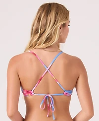 Roxy Women's Hibiscus Daze Athletic Triangle Bikini Top