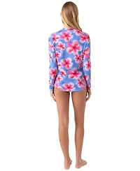 Roxy Women's Hibiscus Haze Sea Skipping Rashguard