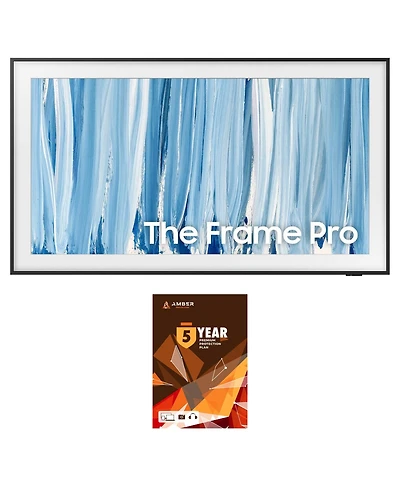 Samsung QN65LS03HWFXZA 65" The Frame Pro Neo Qled 4K Smart Tizen Tv with Year Amber Protection Plan (2026