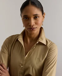 Lauren Ralph Women's Classic Fit Long-Sleeve Shirt