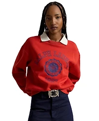 Polo Ralph Lauren Women's Collar Crewneck Sweatshirt