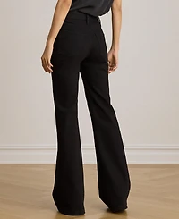 Lauren Ralph Women's Lace-Up Flare Jeans
