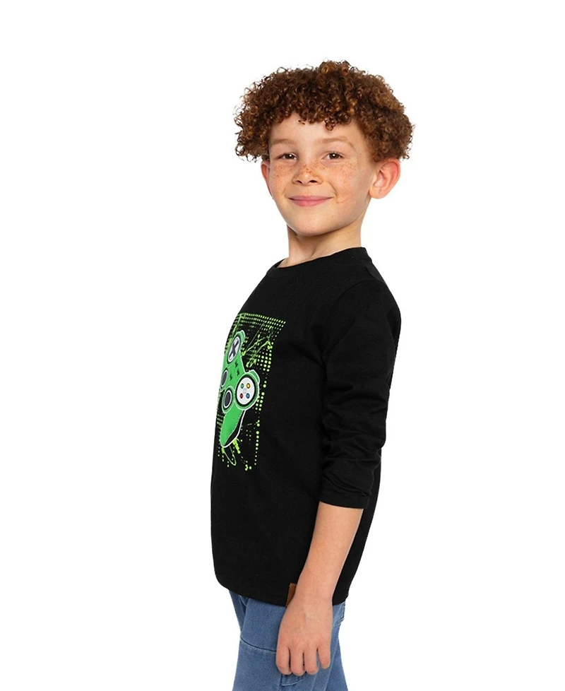 Deux par Little and Big Boy 6-12 Long Sleeve T-Shirt