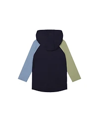 Deux par Deux Toddler Boys 2T-5T Raglan Hooded T-Shirt
