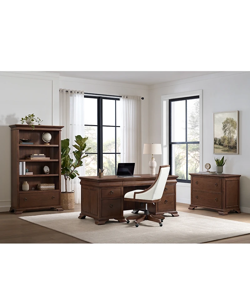 Nelman 30.5" Wood File Cabinet