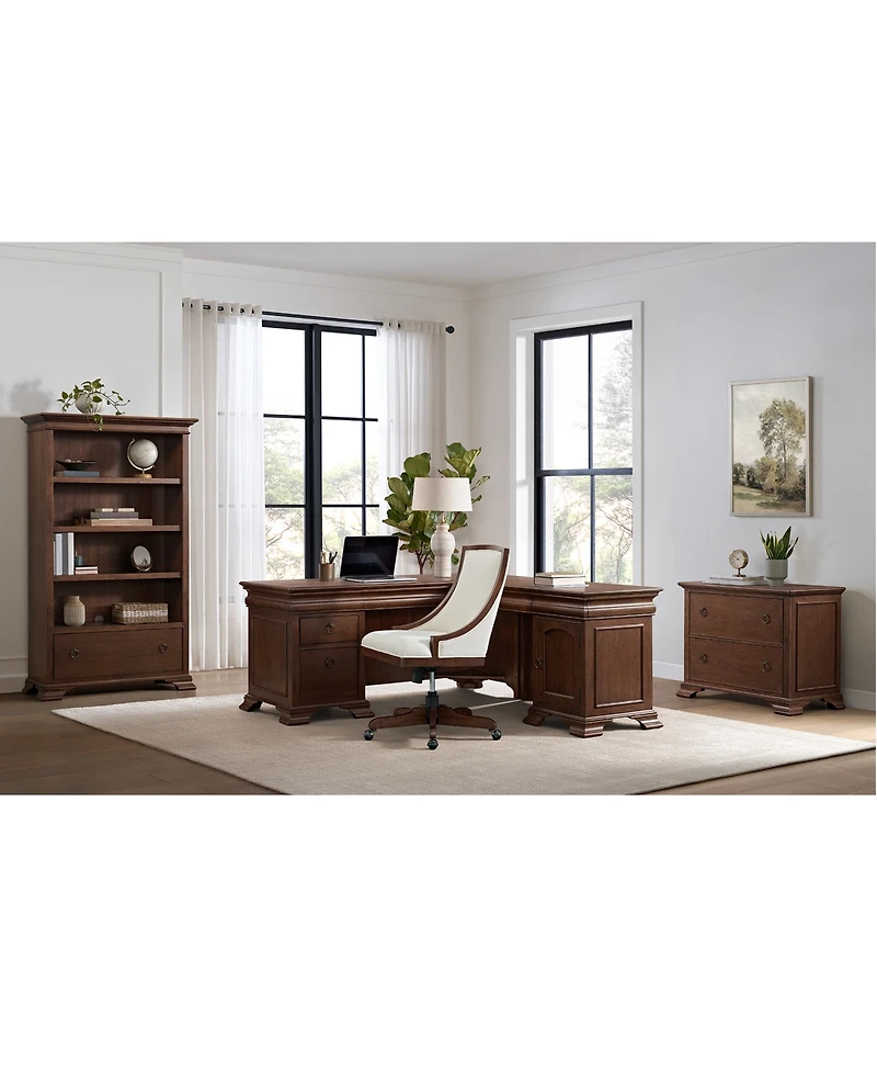 Nelman 30.5" Wood L-Shaped Desk