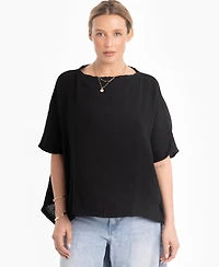 Ocean+Main Women's Square Gauze Top
