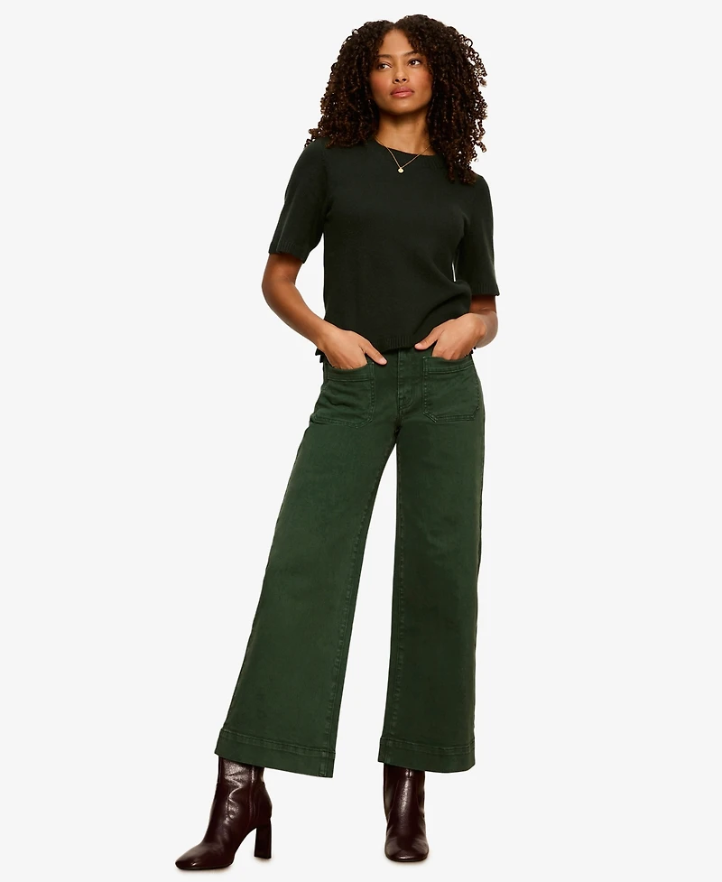 Sanctuary Petite Perfect Short-Sleeve Sweater T-Shirt