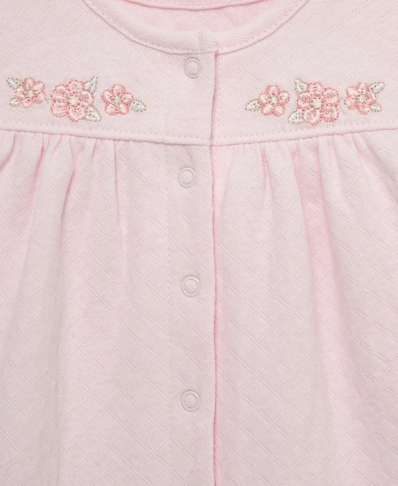 Little Me Baby Girls' Long-Sleeve Cardigan, Pants and Hat, 3-Piece Set