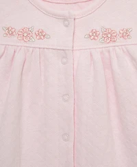 Little Me Baby Girls' Long-Sleeve Cardigan, Pants and Hat, 3-Piece Set