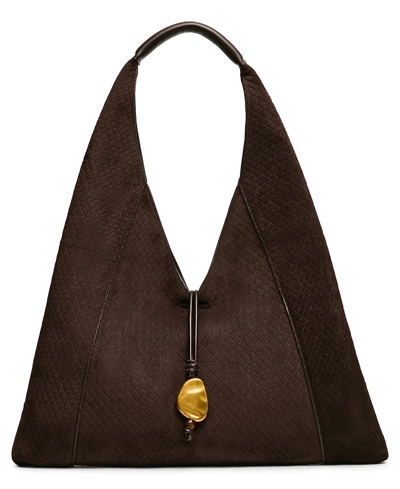 Steve Madden Dari Magnetic Snap Extra-Large Shoulder Handbag