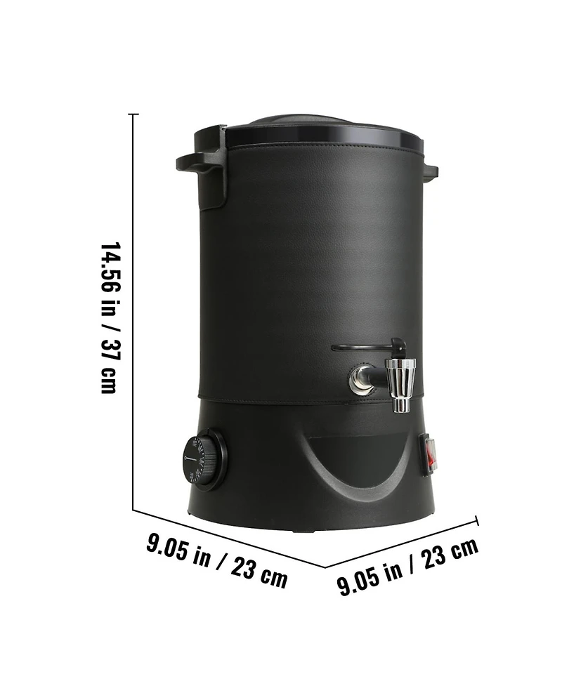 Yobtop Wax Melter - 6.5L Electric Wax Melting Pot, Easy Pour Spout, 9-Level Temp Control, for Candle Soap Cream Making, Home or Business