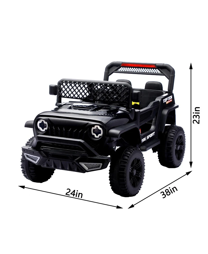 Yobtop Kids Ride On Car - Remote Control Electric with Swing Function, Riding Toy, Amazing Gift for Boys Girls 3-6 Years Old