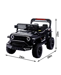 Yobtop Kids Ride On Car - Remote Control Electric with Swing Function, Riding Toy, Amazing Gift for Boys Girls 3-6 Years Old
