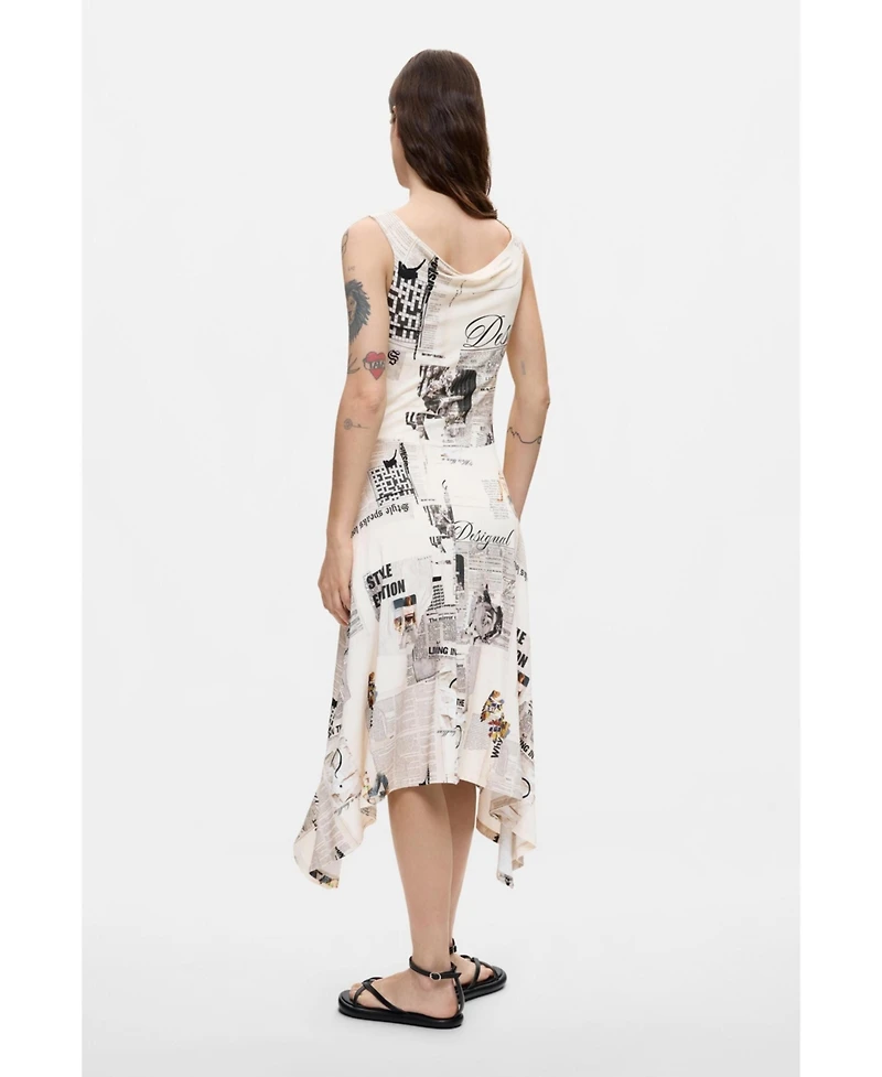 Desigual Women's Sleeveless printed dress