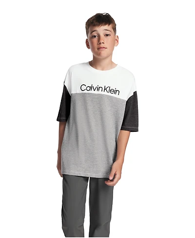 Calvin Klein Boys' 8-20 Short-Sleeve T-Shirt