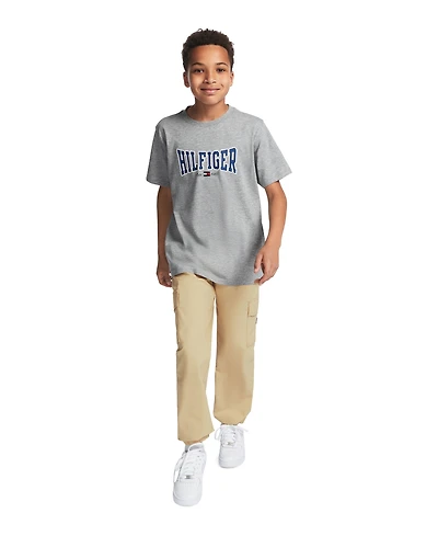 Tommy Hilfiger Boys' 8-20 Logo Graphic Short-Sleeve T-Shirt