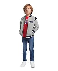 Tommy Hilfiger Boys' 2T-7 Varsity Freshman Zip-Front Jacket