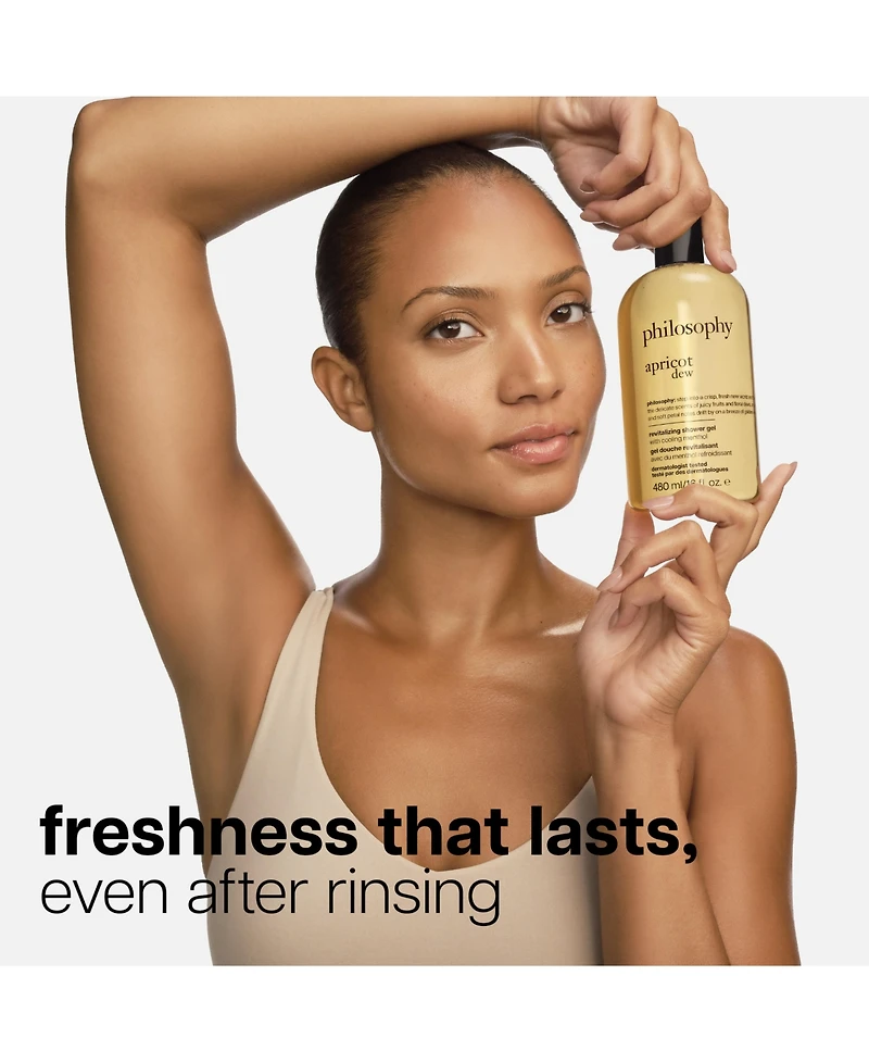 philosophy Revitalizing Shower Gel Apricot Dew, 16 oz.