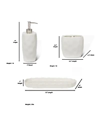 Roselli Trading Company French Impressions -Piece Bath Accessory Set
