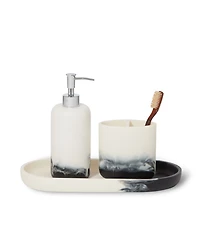 Roselli Trading Company Ombre -Piece Bath Accessory Set