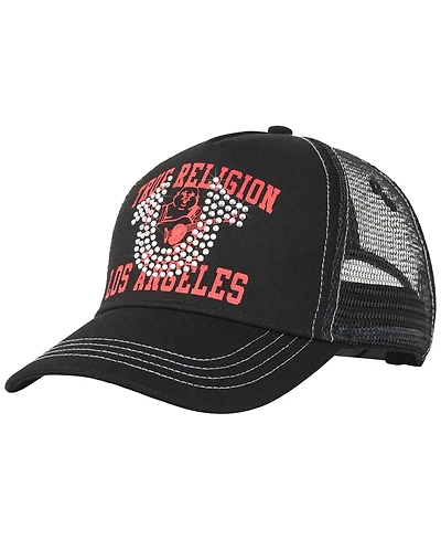 True Religion Men's Crystal Horseshoe Trucker Hat
