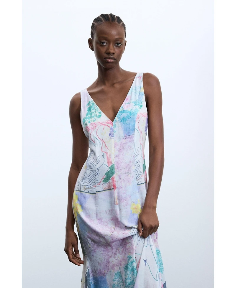 Desigual Women's 2-in-1 Printed Dress