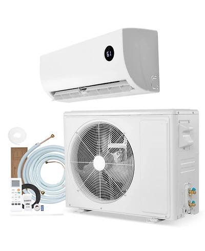 Sugift 12000 Btu 115V Inverter Mini Split Heat Pump Air Conditioner, 19 SEER2 for 750 Sq Ft