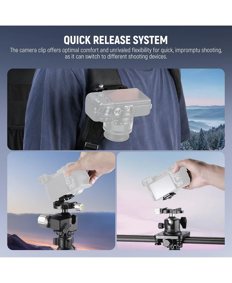 Neewer GP67 Camera Mounting Accessory for select Canon, Nikon and Sony cameras