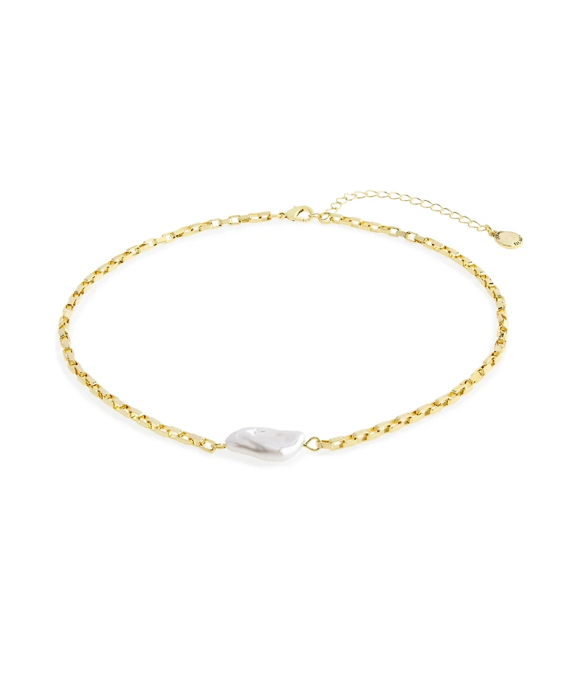 Steve Madden Boho Imitation Pearl Necklace