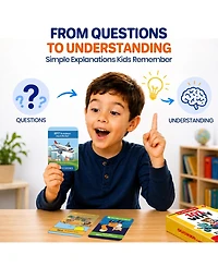 Quokka 101 Why Flash Cards for Kids Ages 4-8 - Educational Card Game with Simple Explanations and Fun Facts About Science, Nature and Space