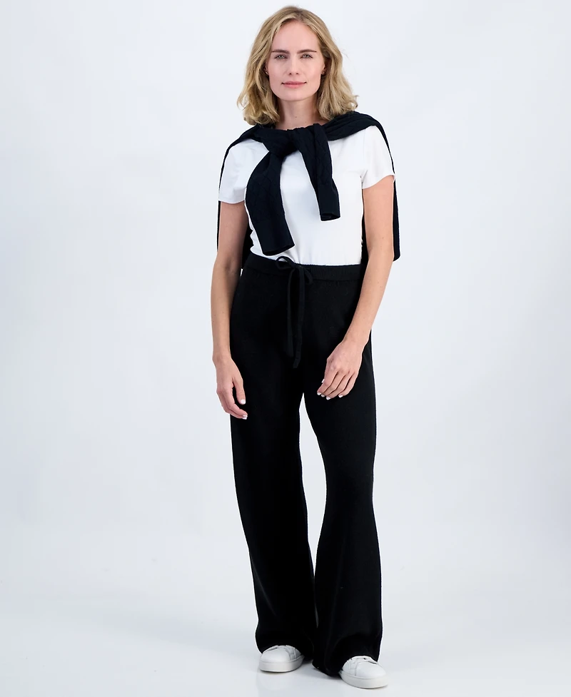 Style & Co Petite Luxsoft Wide-Leg Pull-On Pants, Macy's Exclusive