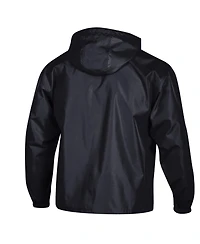 Champion Men's Black Florida State Seminoles Packable Hooded Windbreaker Half-Zip Jacket