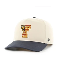 '47 Brand Men's Natural/Navy Texas Tech Red Raiders Americana Flag Hitch Adjustable Hat