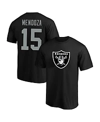 Fanatics Men's Fernando Mendoza Black Las Vegas Raiders Big & Tall Player Name Number T-Shirt