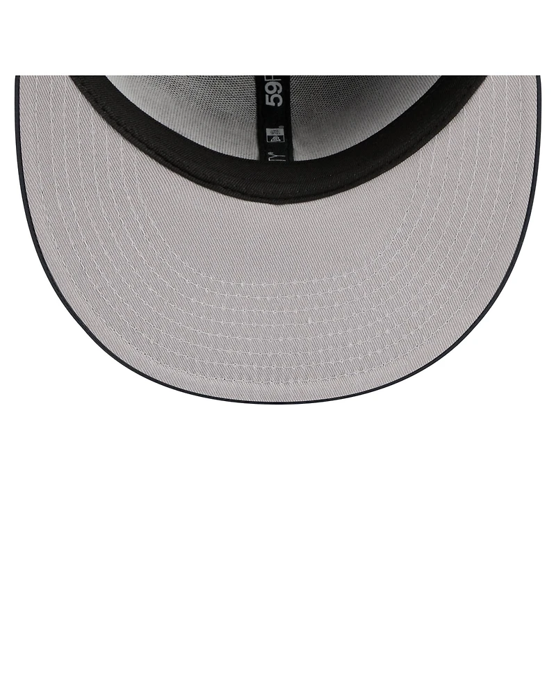New Era Men's Black Los Angeles Kings Color Pop 59FIFTY Fitted Hat