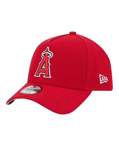 New Era Big Boys and Girls Red Los Angeles Angels 9FORTY A-Frame Adjustable Hat