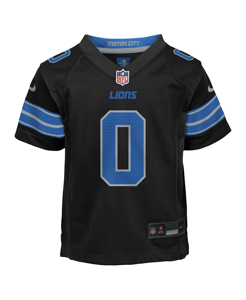 Nike Toddler Jahmyr Gibbs Black Detroit Lions Alternate Game Jersey