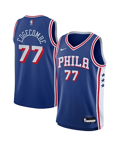 Nike Big Boys and Girls Vj Edgecombe Royal Philadelphia 76ers Swingman Jersey